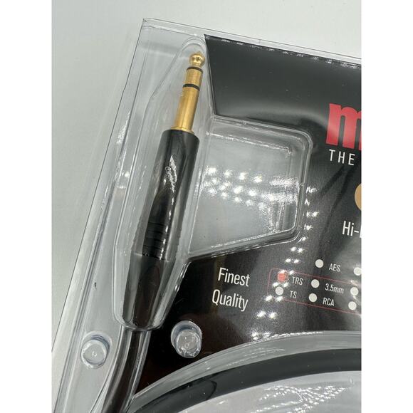 Mogami GOLD TRS-TRS-03 Balanced Audio Patch Cable 1/4" TRS Male Plugs 3ft - Picture 4 of 6